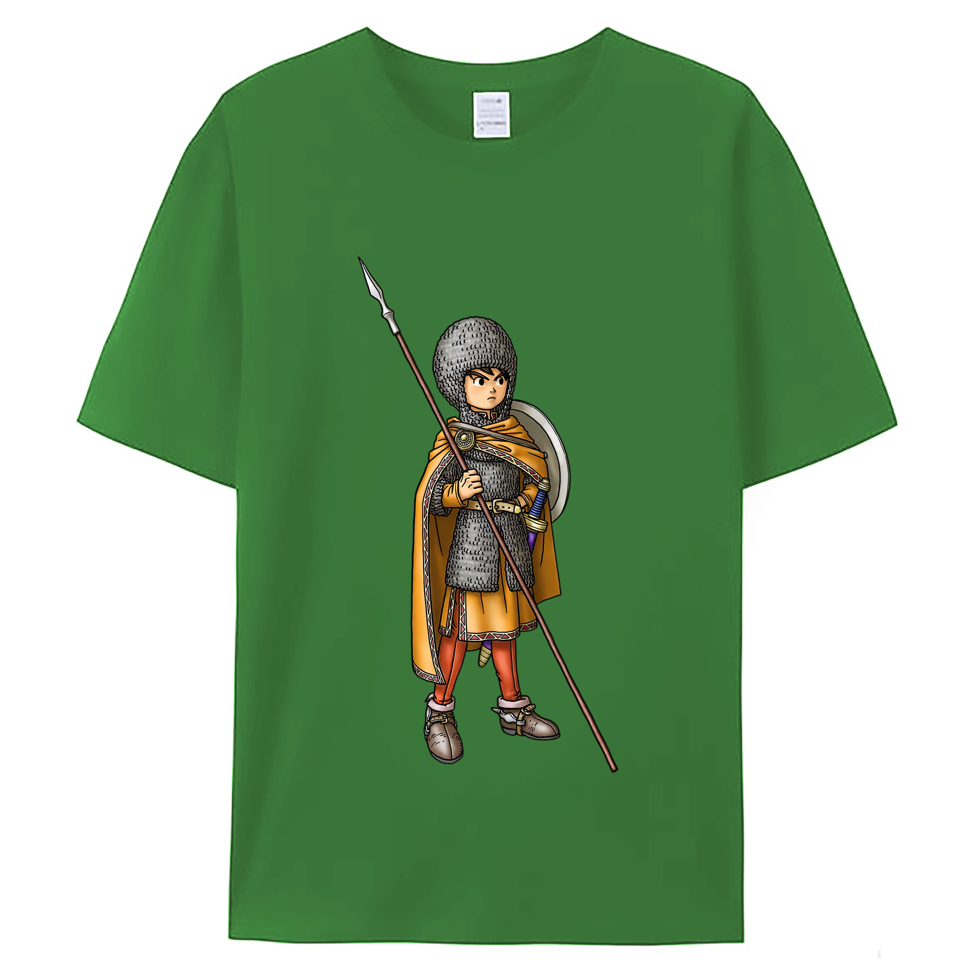 （画像用） ドラゴンクエスト Doragon Kuesuto Dragon Quest レディースカジュアルプリントTシャツ（綿100％）